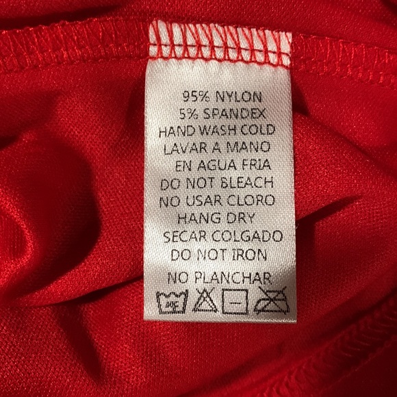 Red Rhinestone Dress - Picture 5 of 6